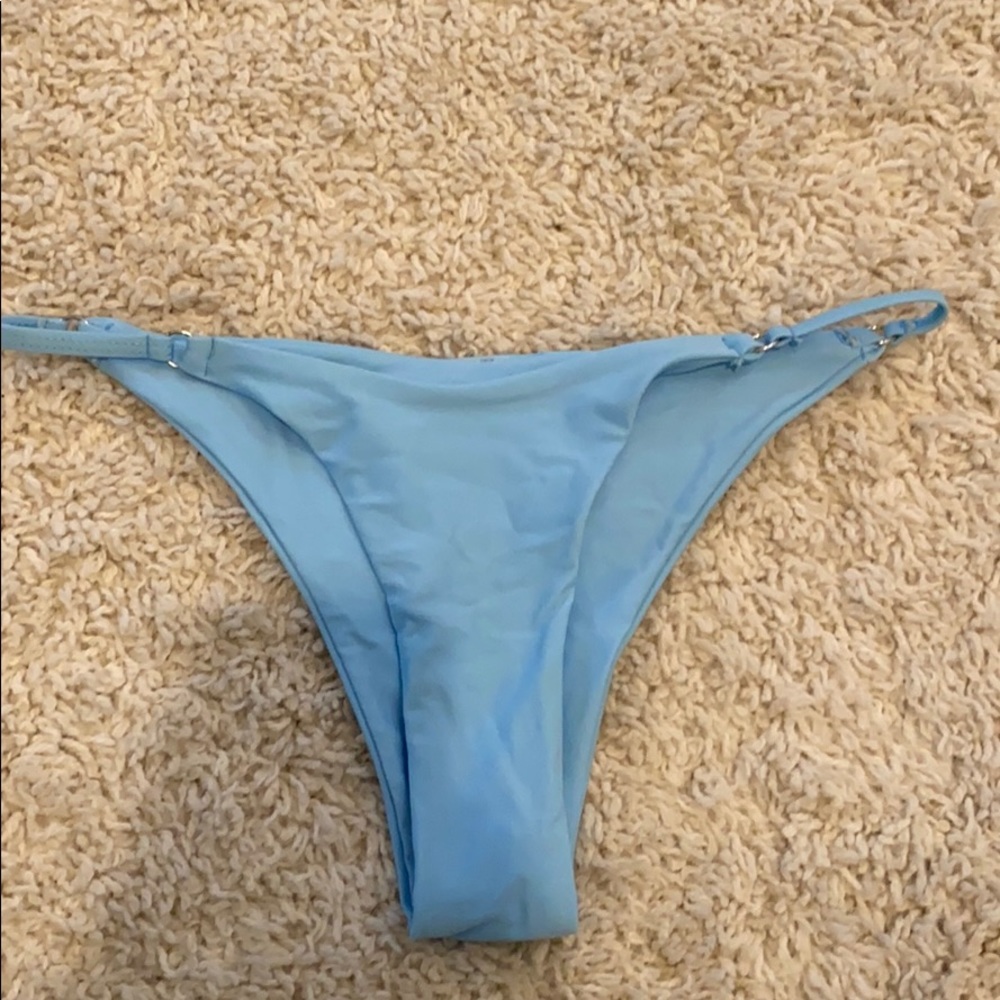 Blue bikini bottoms